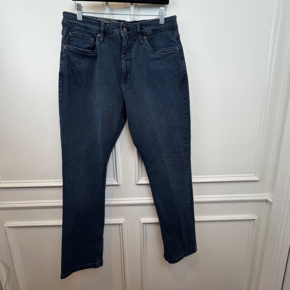 Urban Star Mens Relaxed Fit Straight Leg Stretch Jeans‎ Dark Wash 34x30 NWT
